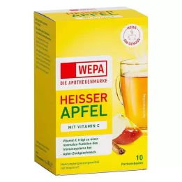 WEPA gorące jabłko + witamina C w proszku, 10X10 g
