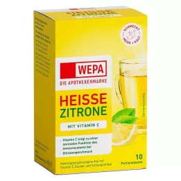 WEPA gorąca cytryna+witamina C w proszku, 10X10 g
