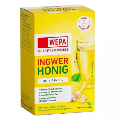 Wepa Imbir + Miód + Witamina C w proszku, 10X10 g Wepa Imbir + Miód + Witamina C w proszku, 10X10 g