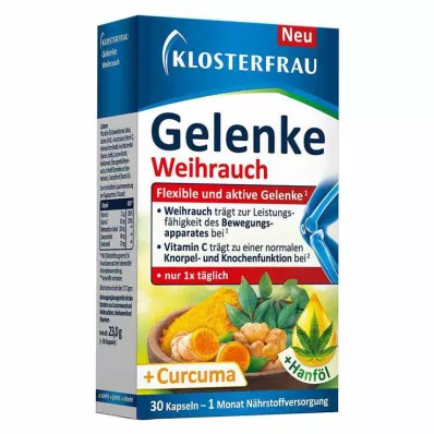 Klosterfrau Joints Kadzidło Miękkie Kapsułki, 30 szt