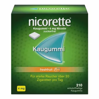 nicorette® guma do żucia świeże owoce, 4 mg nikotyny, 210 sztuk nicorette® guma do żucia świeże owoce, 4 mg nikotyny, 210 sztuk