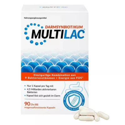Multilac Synbiotic kapsułki dojelitowe, 3x30 szt Multilac Synbiotic kapsułki dojelitowe, 3x30 szt