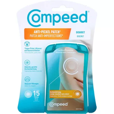 COMPEED Dyskretny plaster przeciw pryszczom, 15 szt